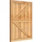 Ekena Millwork Framed Board-n-Batten Shutters w/Z-Bar, Rough Sawn Western Red Cedar, 26 7/8W x 34H, PR RBF06Z26X034RWR - alternate 3